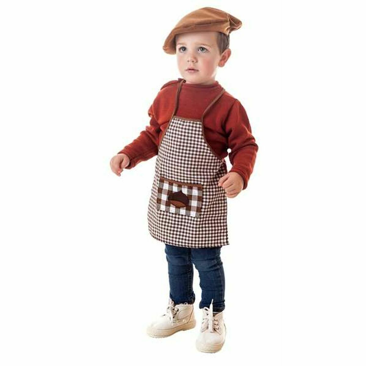 Costume For Children Brown Male Chef 1 2 Years KidsChicLab costume-for-children-brown-male-chef-1-2-years-kidschiclab